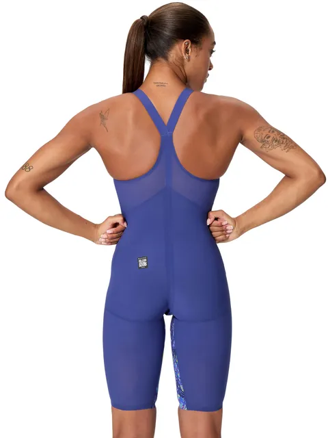 Speedo Fastskin LZR Valor 2.0 Closedback Kneeskin - Navy/Morphosis