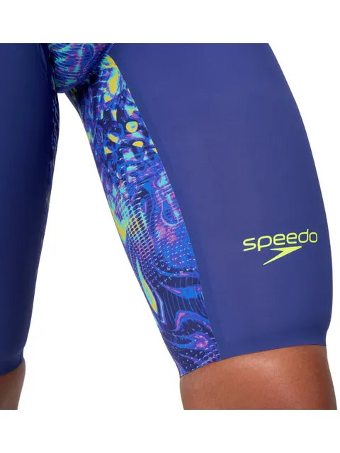 Speedo Fastskin LZR Valor 2.0 Closedback Kneeskin - Navy/Morphosis
