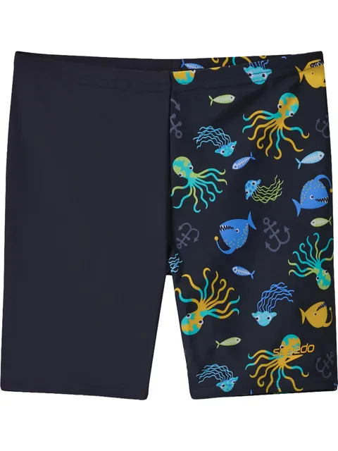 Speedo Toddlers Printed Jammers - Anthracite