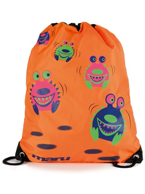 Maru Spikey Monster Orange Swim Bag
