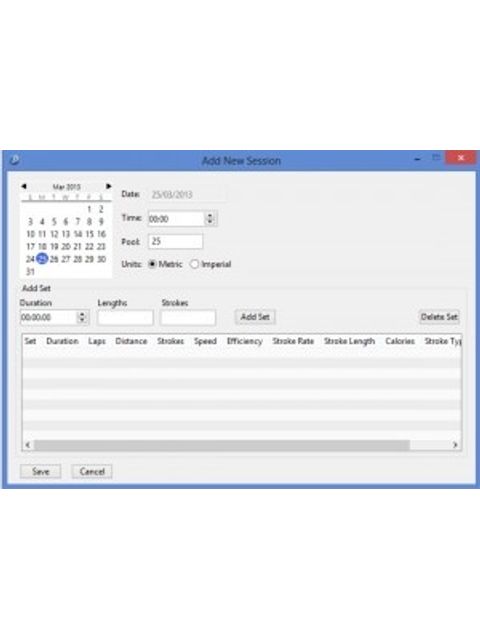 Swimovate Poolmate HR Watch softwear screenshot