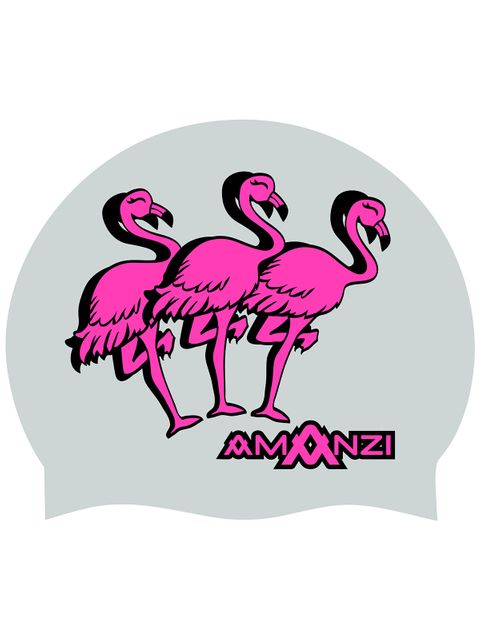 AMANZI Flamingle Swim Cap