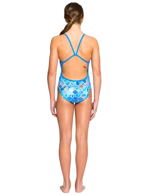 AMANZI Wanderlust Girls One Piece Swimsuit
