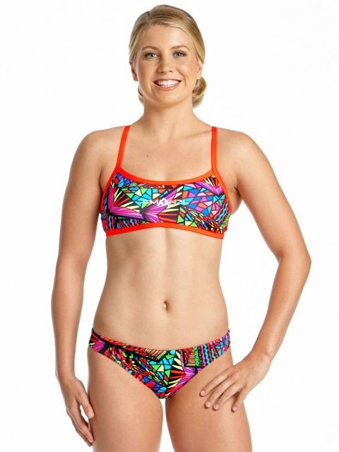 AMANZI Candy Puzzle Womens Sports Bikini Bottoms