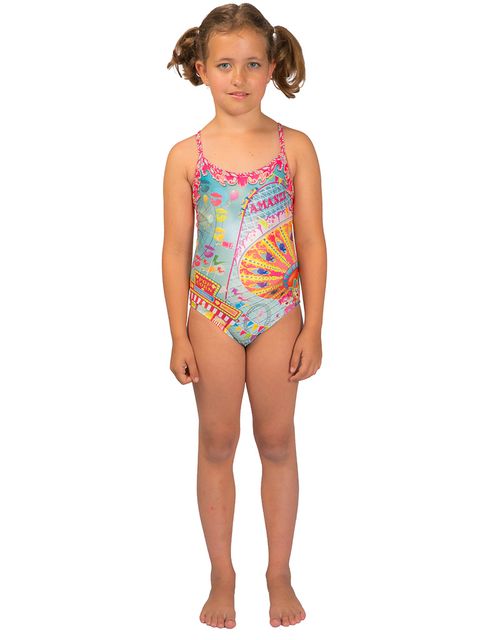 AMANZI Carnivale Girls One Piece Swimsuit