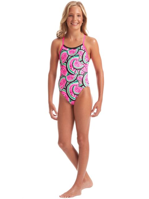 AMANZI Girls Melon Crush One Piece