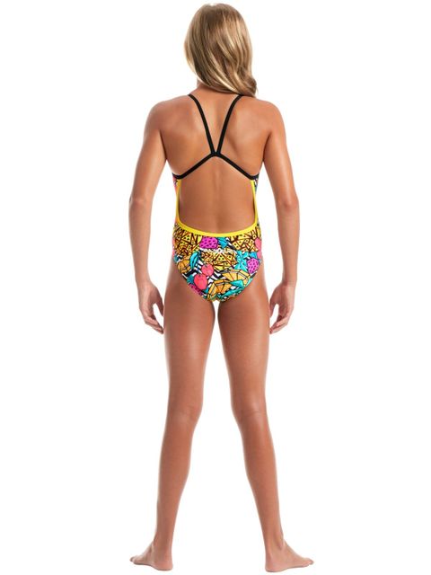 AMANZI Girls Pineapple Punch One Piece
