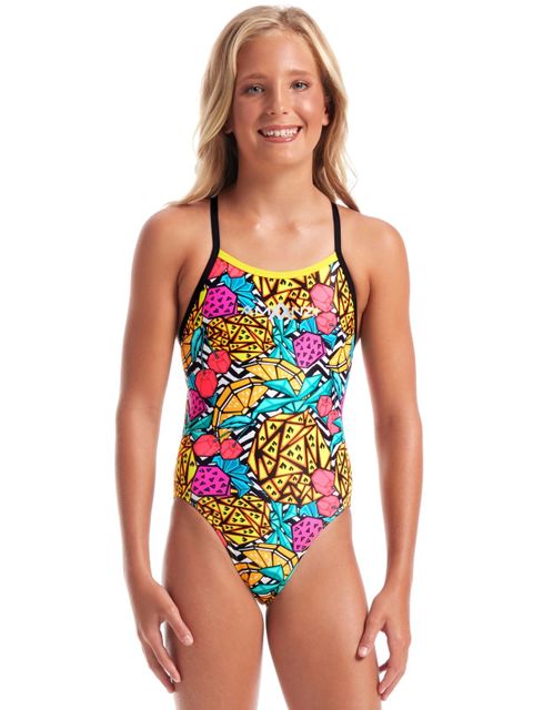 AMANZI Girls Pineapple Punch One Piece