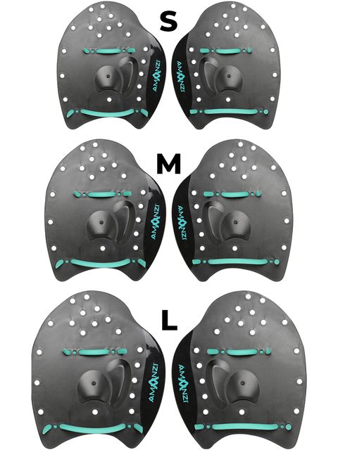 AMANZI Hand Paddles - Jet