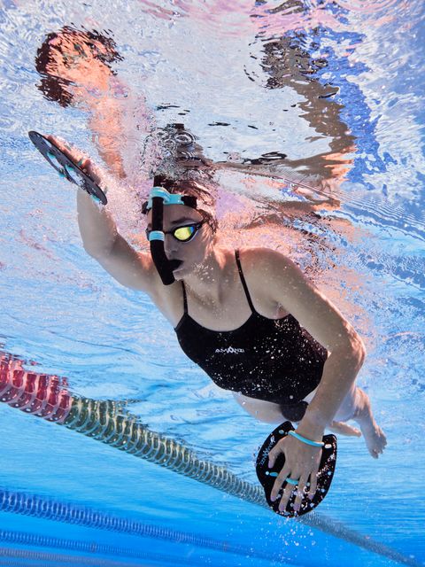 AMANZI Hand Paddles - Jet