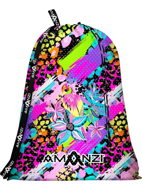 AMANZI Mesh Bag - Neon Jungle