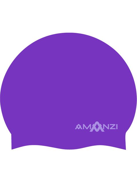AMANZI Signature Swim Cap - Purple