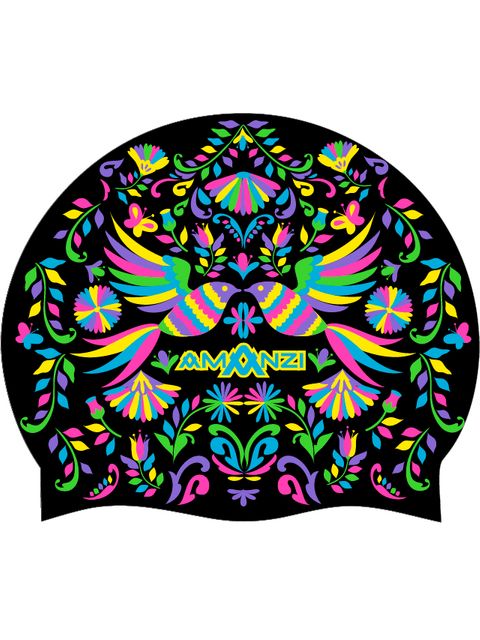 AMANZI Swim Cap - Birds of Paradise