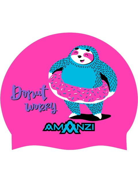 AMANZI Swim Cap - Donut Worry