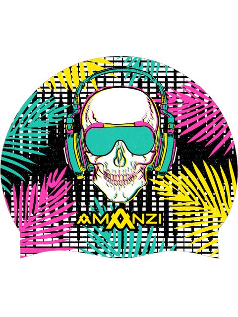 AMANZI Swim Cap - Tropiskull