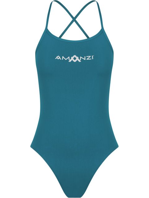 AMANZI Tie Back One Piece - Bermuda