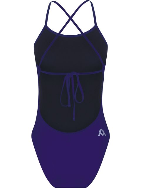 AMANZI Tie Back One Piece - Blueberry