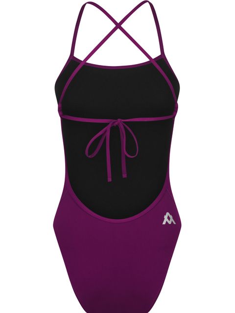 AMANZI Tie Back One Piece - Bordeaux