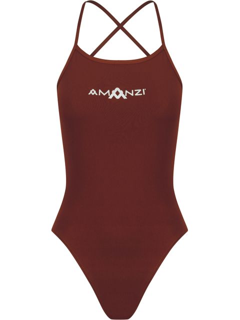 AMANZI Tie Back One Piece - Chino