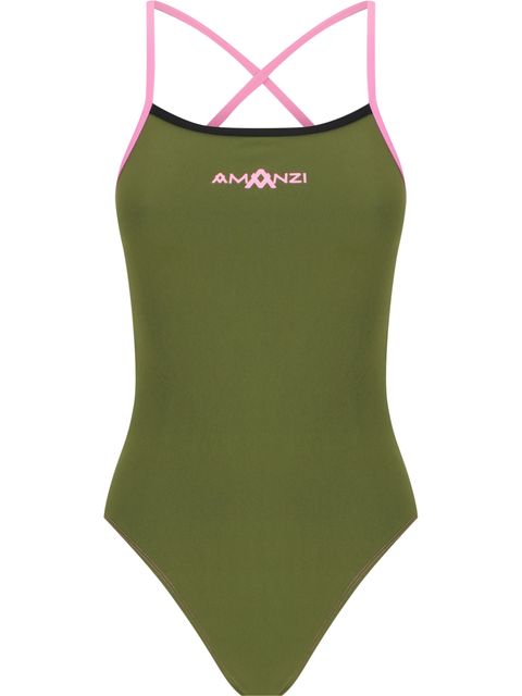 AMANZI Tie Back One Piece - Desert Blush