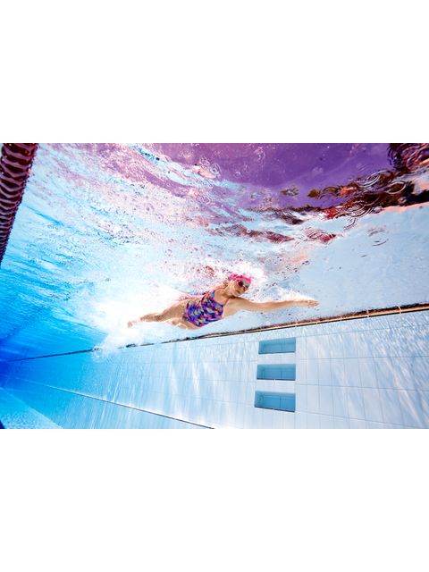 AMANZI Tie Back One Piece Girls - Spectrum