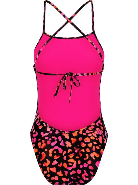 AMANZI Tie Back One Piece - Leopard Luxe