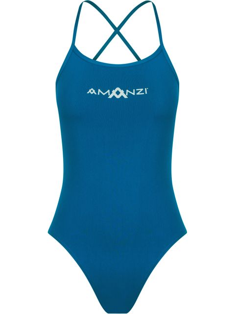 AMANZI Tie Back One Piece - Neptune