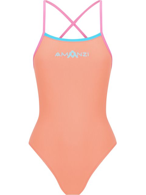 AMANZI Tie Back One Piece - Pastella