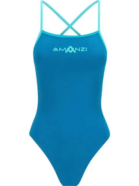 AMANZI Tie Back One Piece - Reef