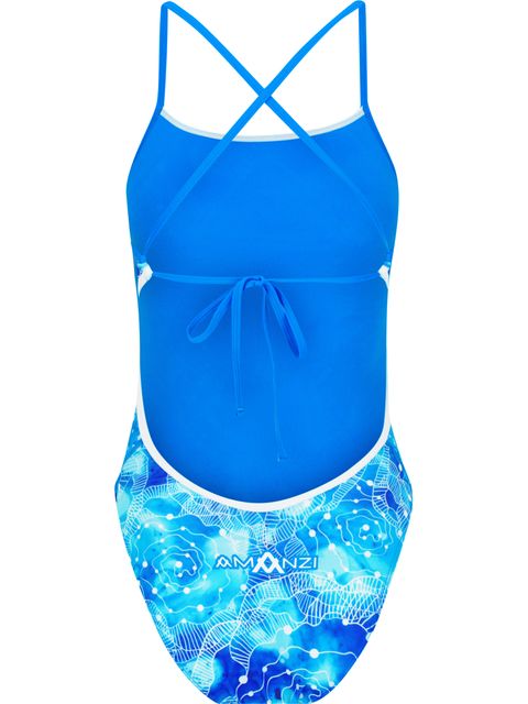 AMANZI Tie Back One Piece - Roselle