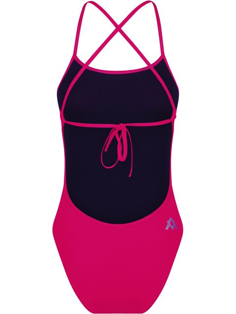 AMANZI Tie Back One Piece - Ruby