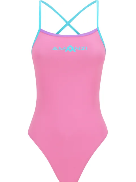 AMANZI Tie Back One Piece - Sugar Plum