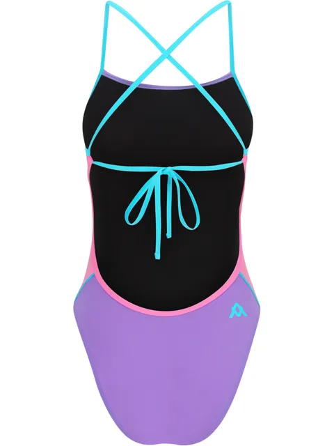 AMANZI Tie Back One Piece - Sugar Plum