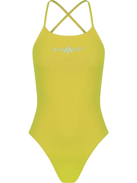 AMANZI Tie Back One Piece - Sunshine