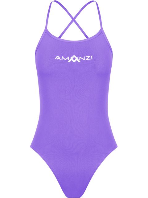 AMANZI Tie Back One Piece - Violet