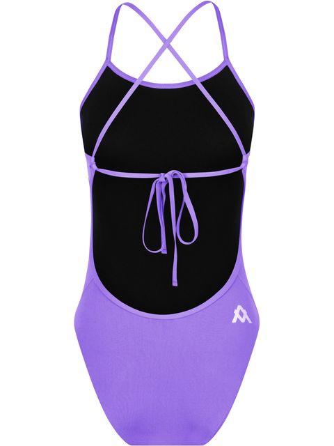 AMANZI Tie Back One Piece - Violet