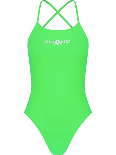 AMANZI Tie Back One Piece - Zesty
