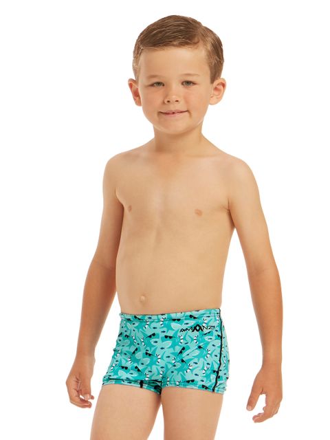 AMANZI Toddler Boys Looking Shark Trunks