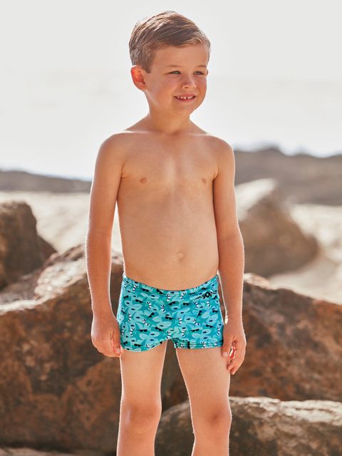 AMANZI Toddler Boys Looking Shark Trunks