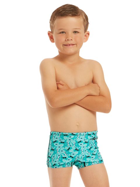 AMANZI Toddler Boys Looking Shark Trunks