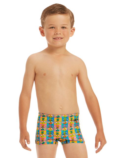 AMANZI Toddler Boys Tropic Tunes Trunks