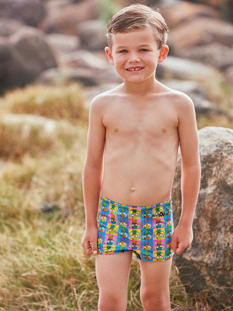 AMANZI Toddler Boys Tropic Tunes Trunks