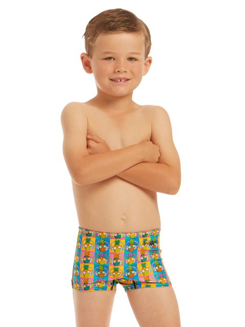 AMANZI Toddler Boys Tropic Tunes Trunks
