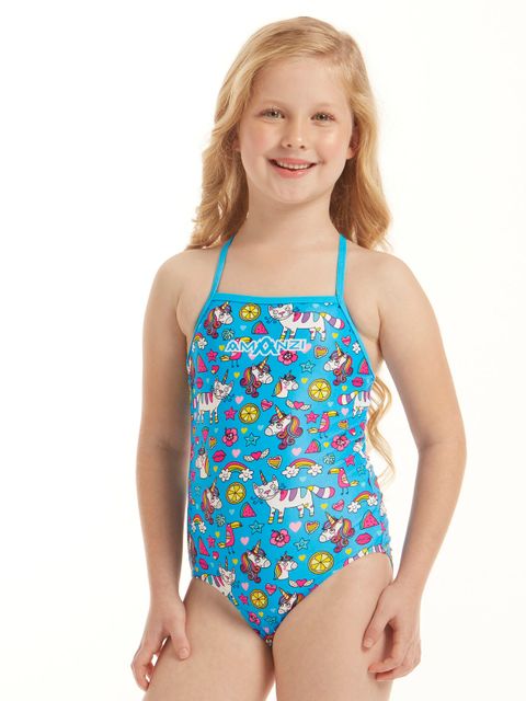 AMANZI Toddler Girls Meowgical One Piece