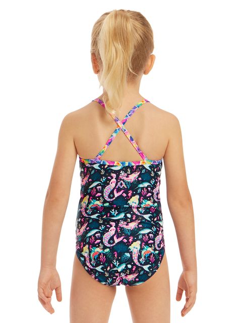 AMANZI Toddler Girls Mermaids Tale One Piece