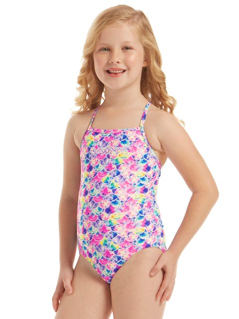 AMANZI Toddler Girls Mystic Mermaid One Piece 