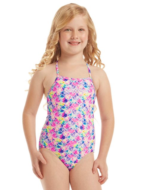 AMANZI Toddler Girls Mystic Mermaid One Piece 
