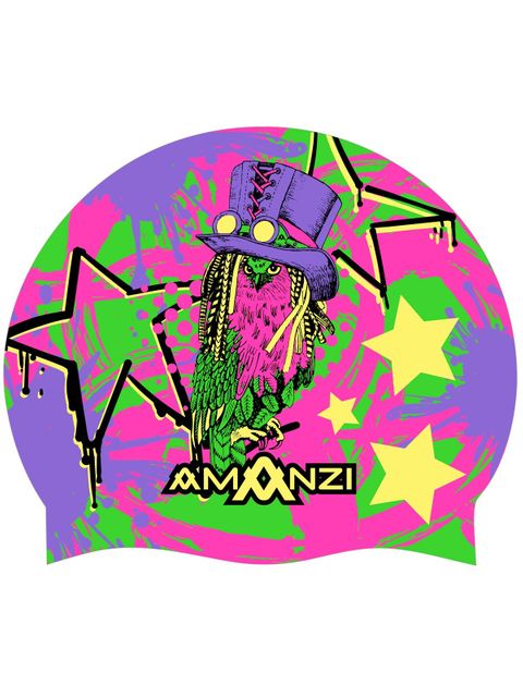 AMANZI What a Hoot! Swim Cap