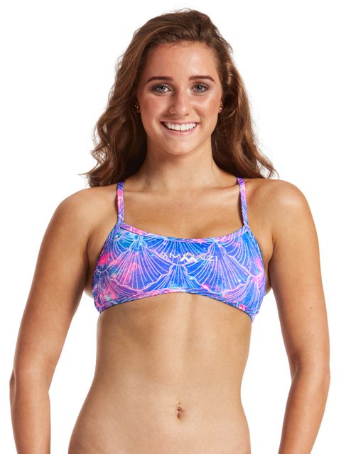 AMANZI Womens Mermaid Kisses Sports Bikini Top