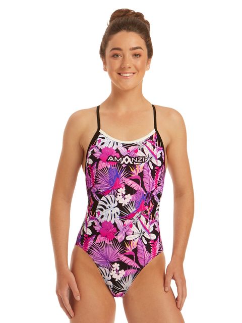 AMANZI Tie Back One Piece - Paradise Cove